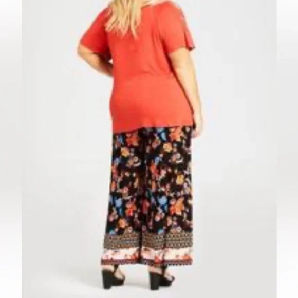 Marbella Pant - black Wide-Leg​​ - Picture 2 of 6